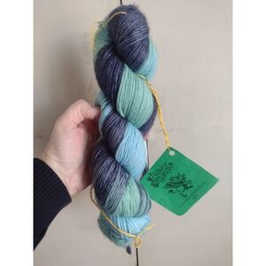 The Verdant Gryphon DK Traveller Yarn Skein New Forget Your Fear Blue Green Wool
